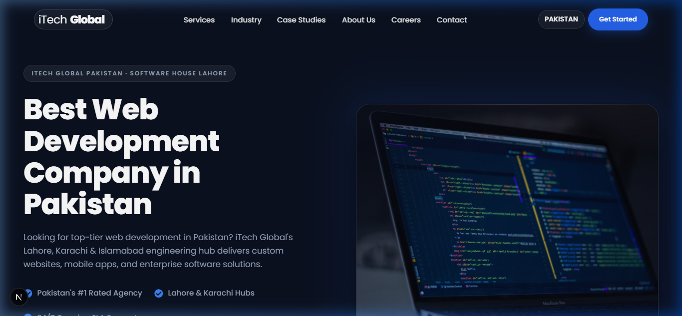 IT outsourcing company in Pakistan – iTech Global dedicated software development squads